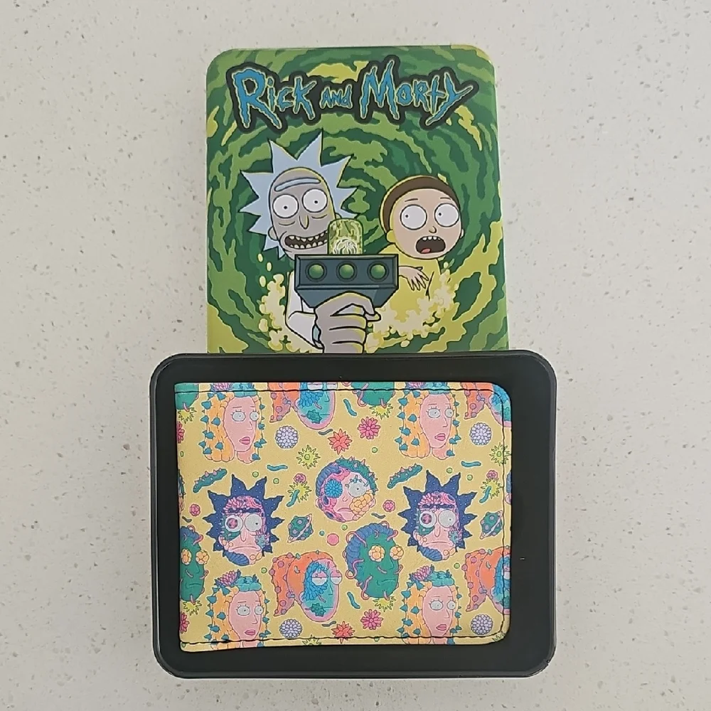 NWT Rick and Morty Multicolor Wallet
